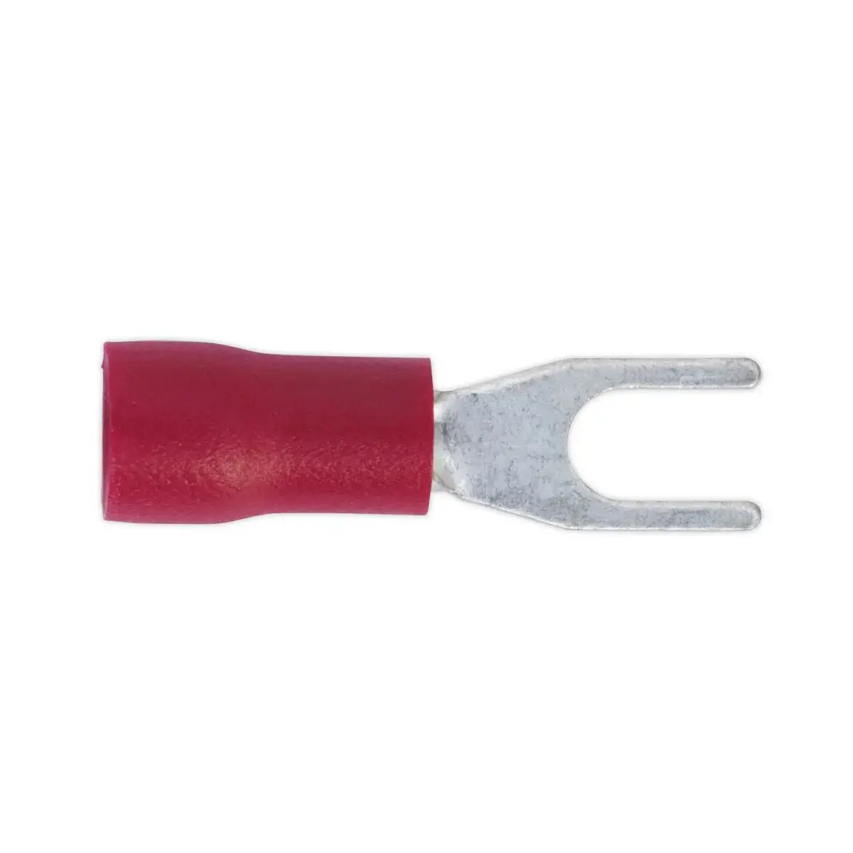 Sealey 100 Pack 3.7Mm (4Ba) Red Easy Entry Fork Terminal 1