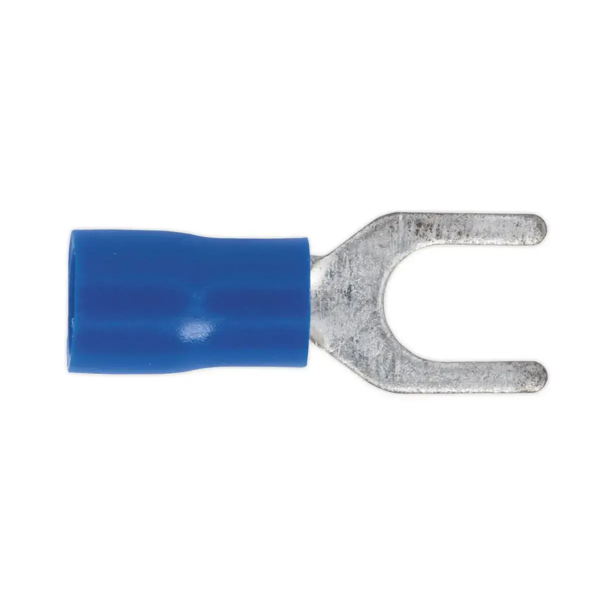 Sealey 100 Pack 5.3Mm (2Ba) Blue Easy Entry Fork Terminal 1