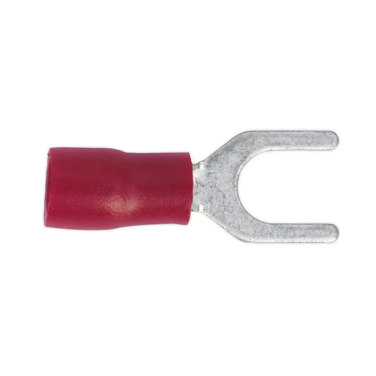 Sealey 100 Pack 5.3Mm (2Ba) Red Easy Entry Fork Terminal 1