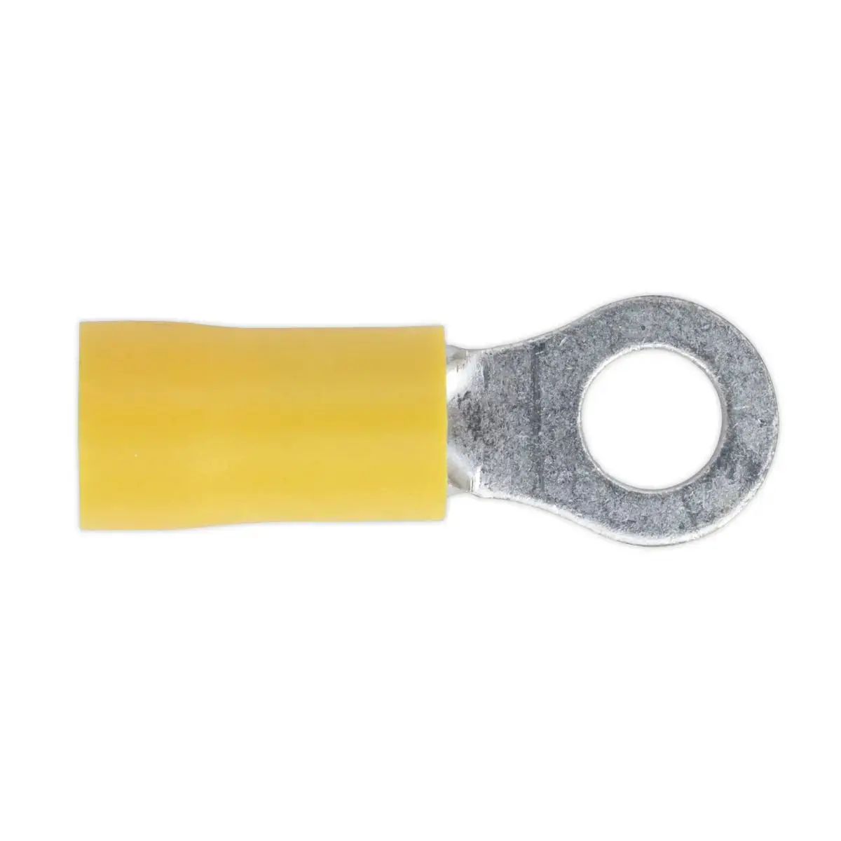 Sealey 100 Pack 5.3Mm (2Ba)Yellow Easy Entry Ring Terminal 1