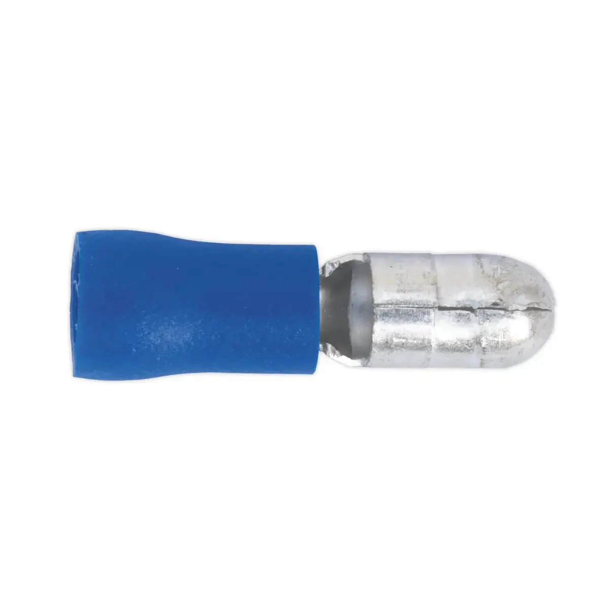Sealey 100 Pack 5Mm Blue Male Bullet Terminal 1