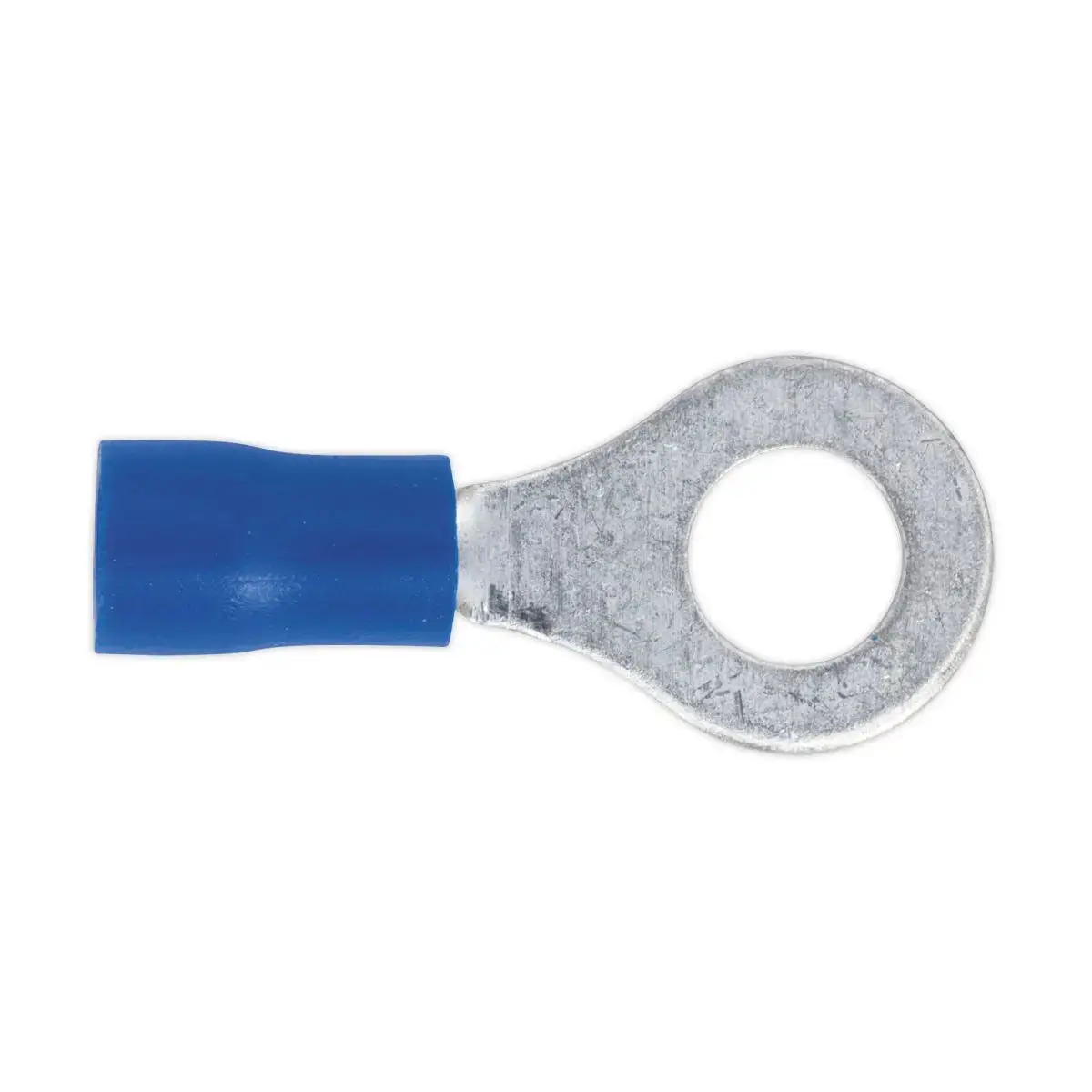 Sealey 100 Pack 6.4Mm (1/4") Blue Easy Entry Ring Terminal 1