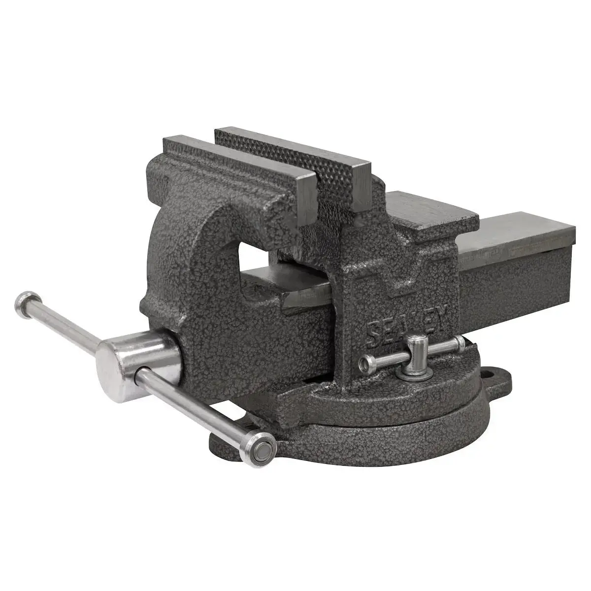 Sealey 100Mm Sg Iron Vice With Swivel Base 1