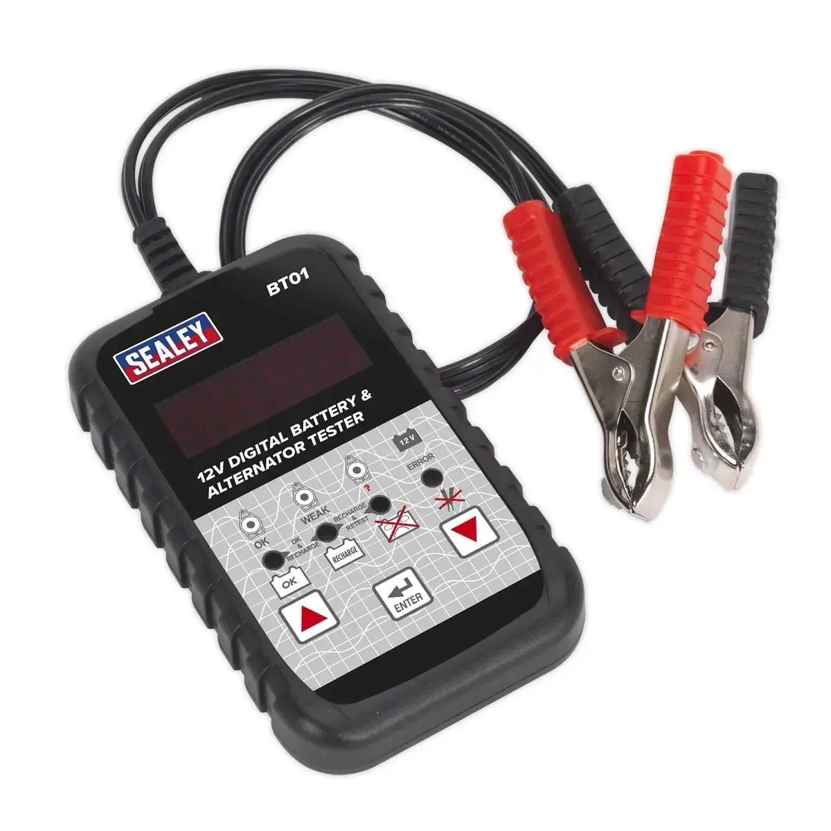 Sealey 12V Digital Battery And Alternator Tester Led Screen Car Van 1