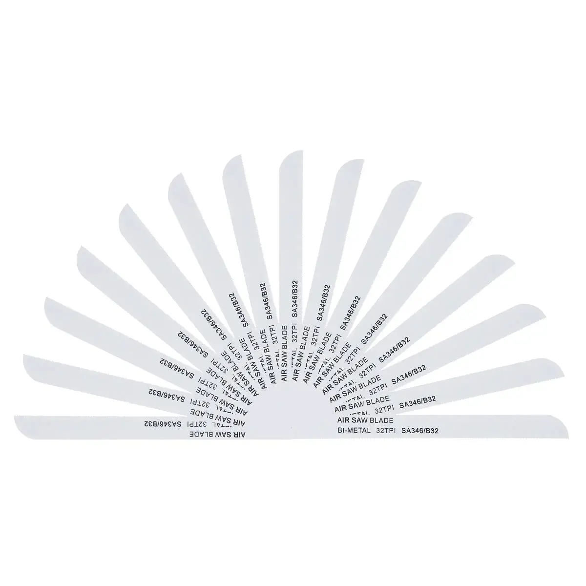 Sealey 141Mm Air Saw Blade 32Tpi - Pack Of 15 1