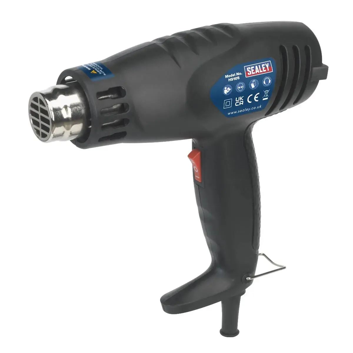 Sealey 1600W Hot Air Gun 2 Speed 370°C/500°C Paint Vinyl Stripper Heat Gun 1