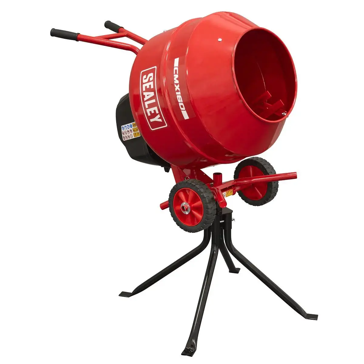 Sealey 160L Cement Mixer With Stand 650W 1