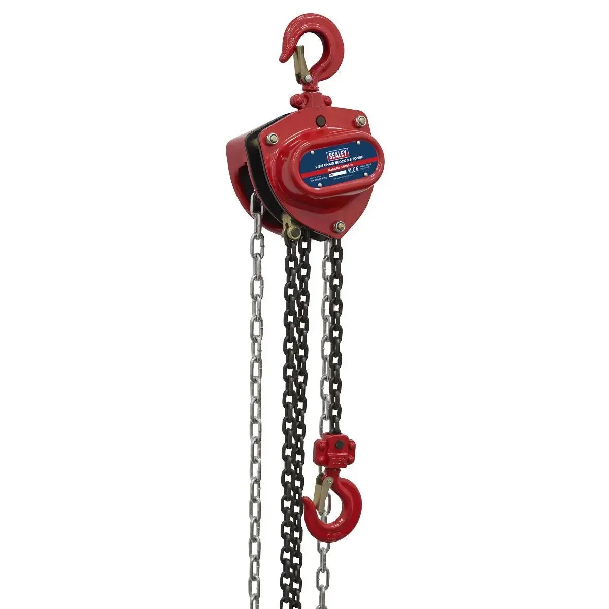Sealey 2.5M Chain Block 0.5 Tonne 1
