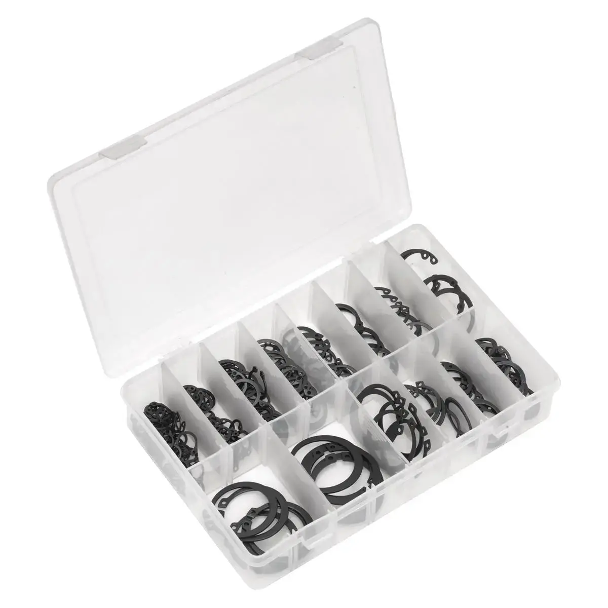 Sealey 200 Piece Internal And External Circlip Assortment Metric 1