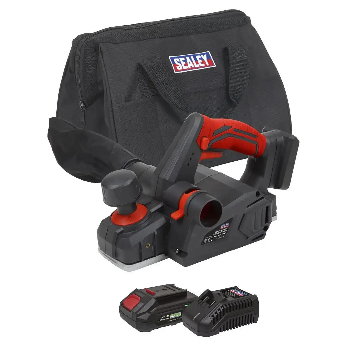 Sealey 20V 2Ah Sv20 Series Cordless Planer Kit 1