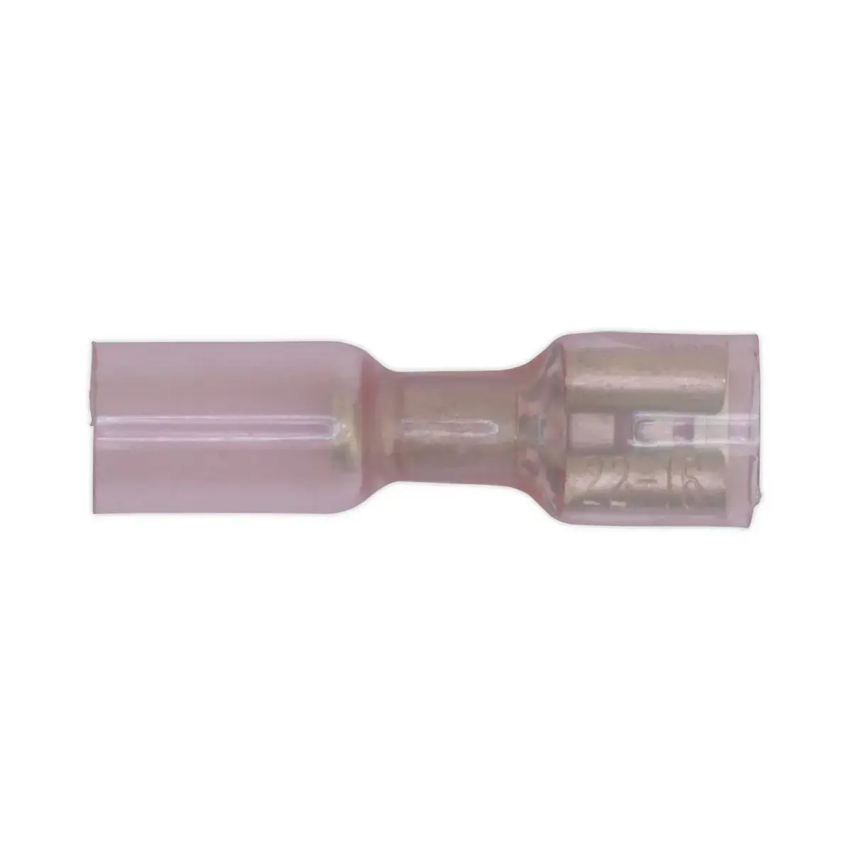 Sealey 25 Pack 6.4Mm Red Heat Shrink Push On Female Terminal 1