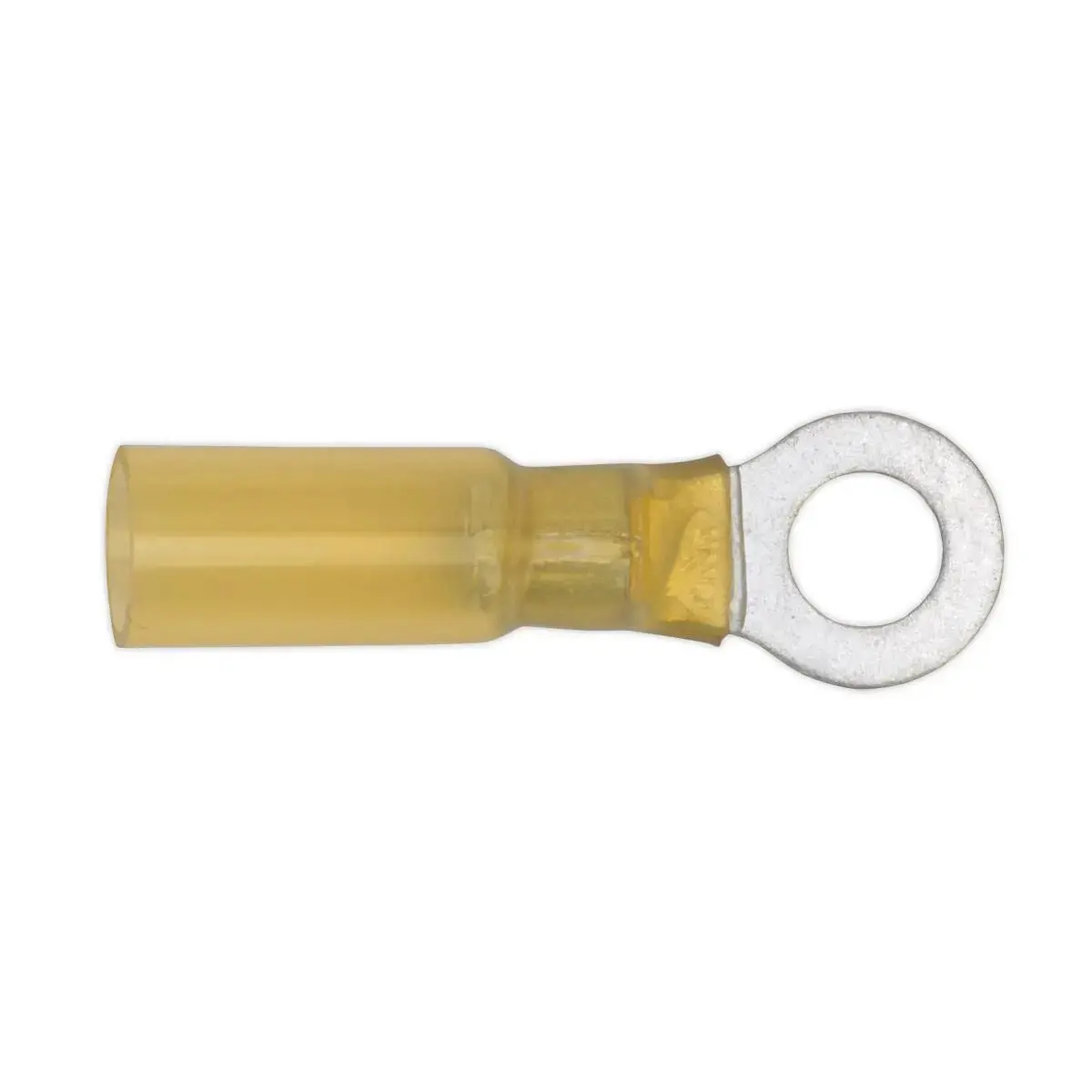 Sealey 25 Pack 6.4Mm (2Ba) Yellow Heat Shrink Ring Terminal 1