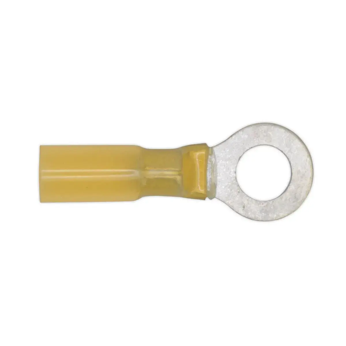 Sealey 25 Pack 8.4Mm (1/4") Yellow Heat Shrink Ring Terminal 1