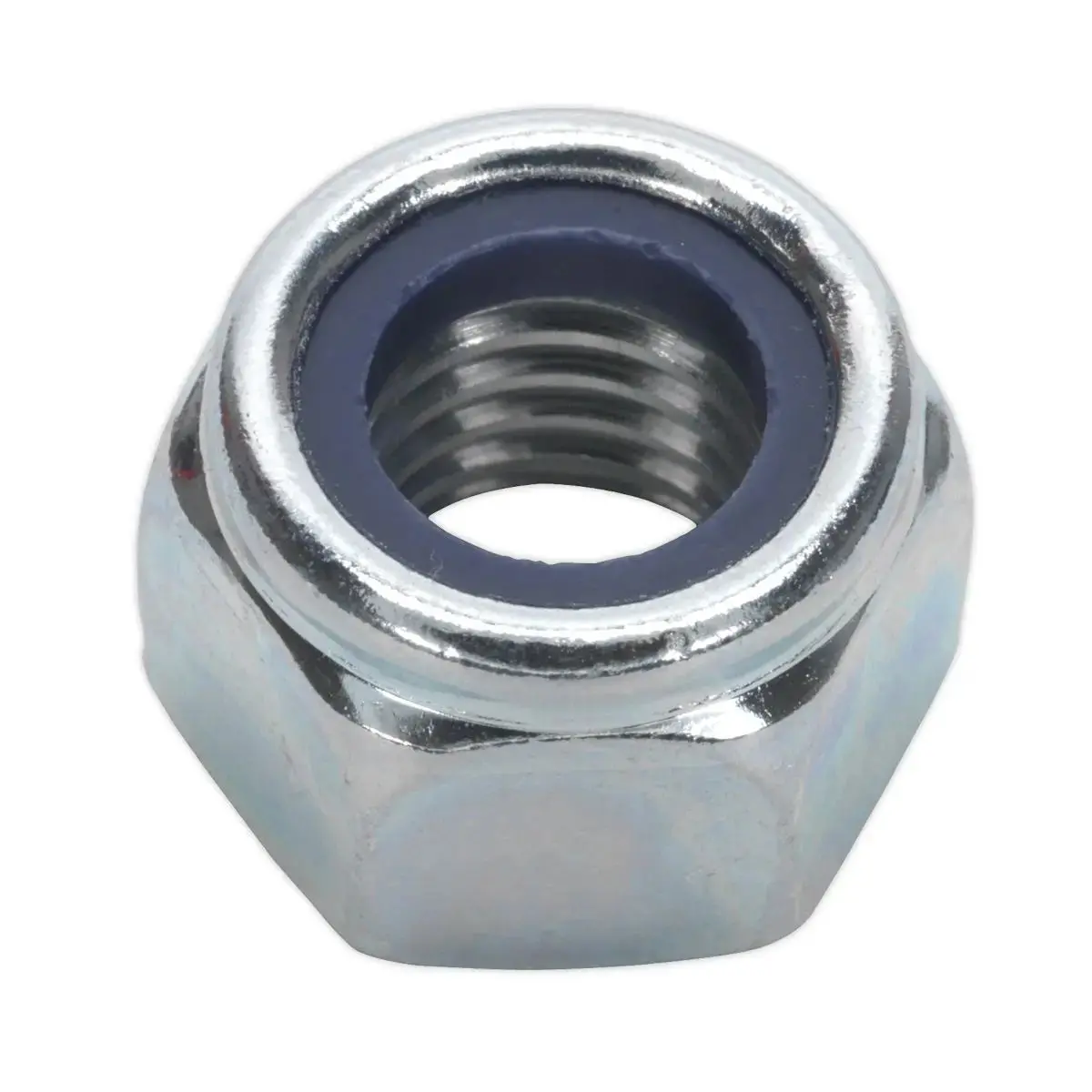 Sealey 25 Pack M12 Zinc Plated Nylon Lock Nuts Din 982 1.75 Pitch 1