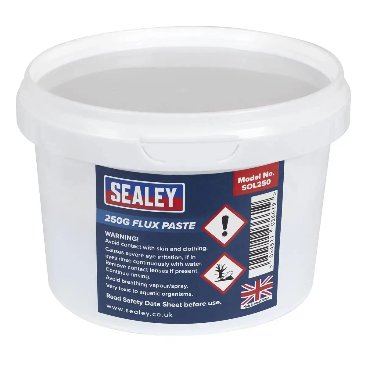 Sealey 250G Tub Solder Flux Paste Soldering Electronic Copper Cleaning 1
