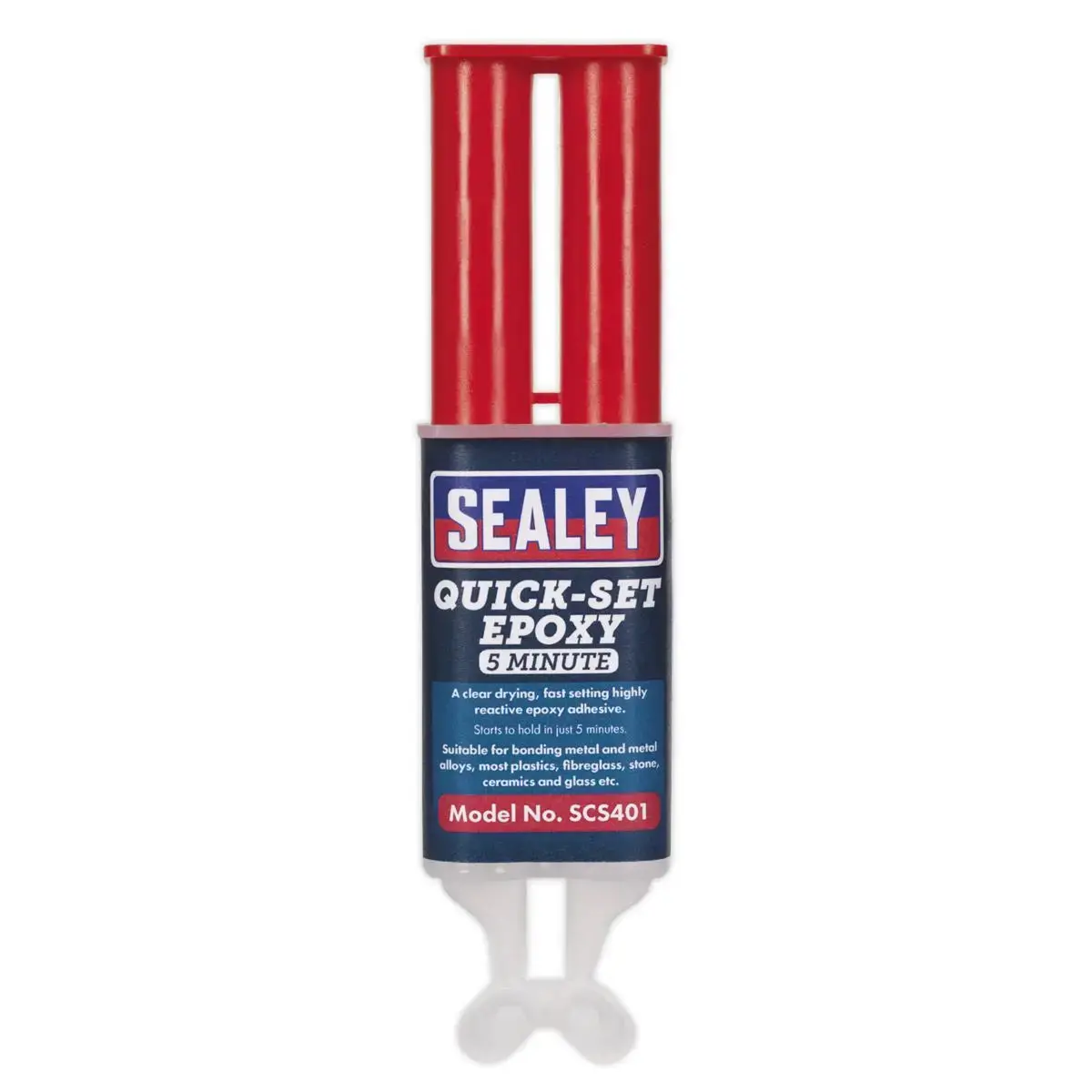 Sealey 25Ml Quick Set 5 Minute Epoxy Adhesive Glue Syringe Fast Drying 1