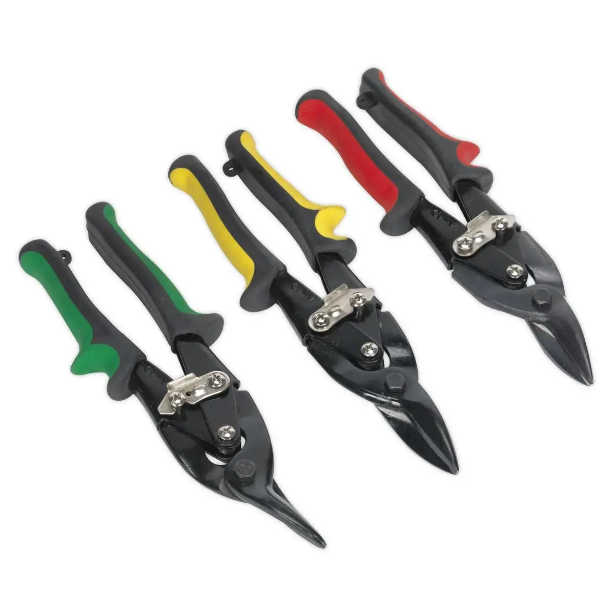 Sealey 3 Piece Aviation Tin Snip Set 2