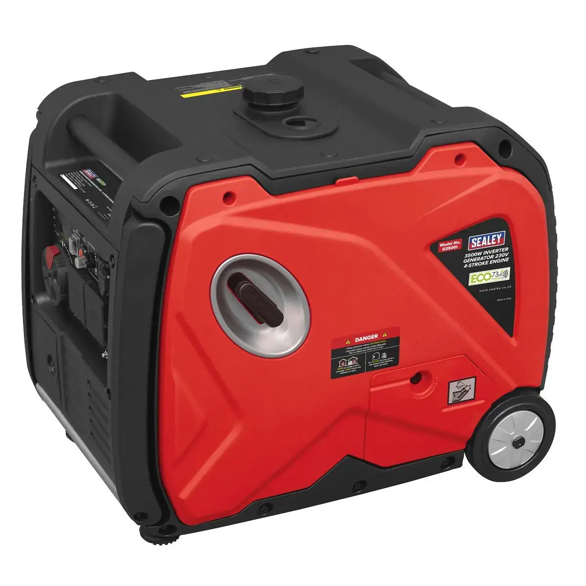 Sealey 3500W Inverter Generator 230V - 4-Stroke Engine 1