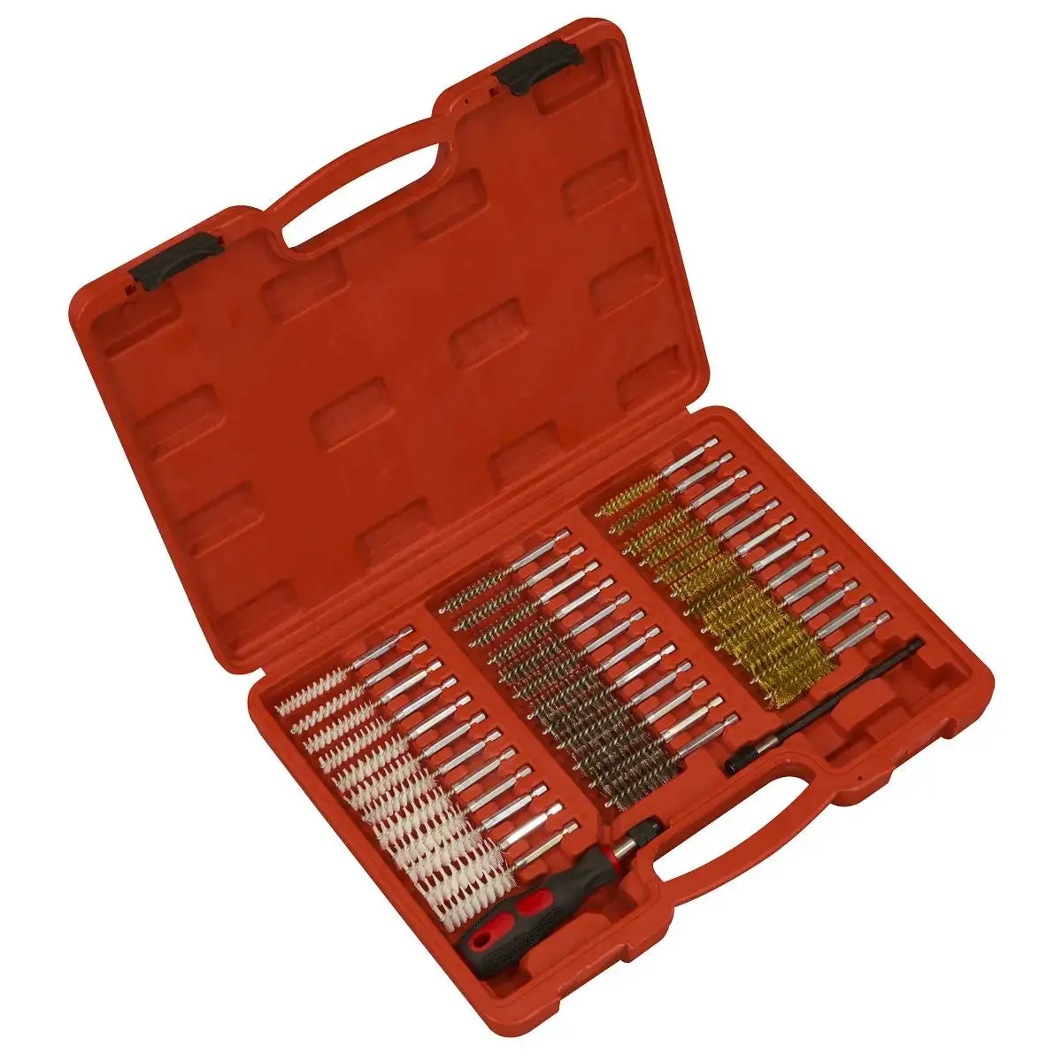 Sealey 38Pc Cleaning Brush Set Injector Bore 1