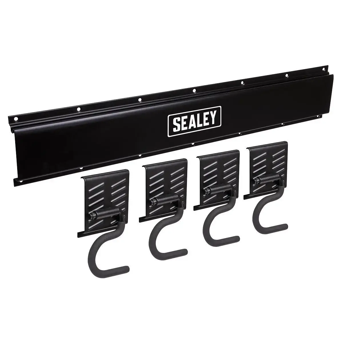 Sealey 4 Hook Storage Rail Wall Mounting 1