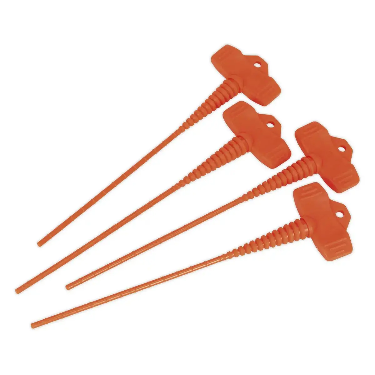 Sealey 4 Piece Applicator Cartridge Nozzle Stopper Sealant Adhesive Seal 1
