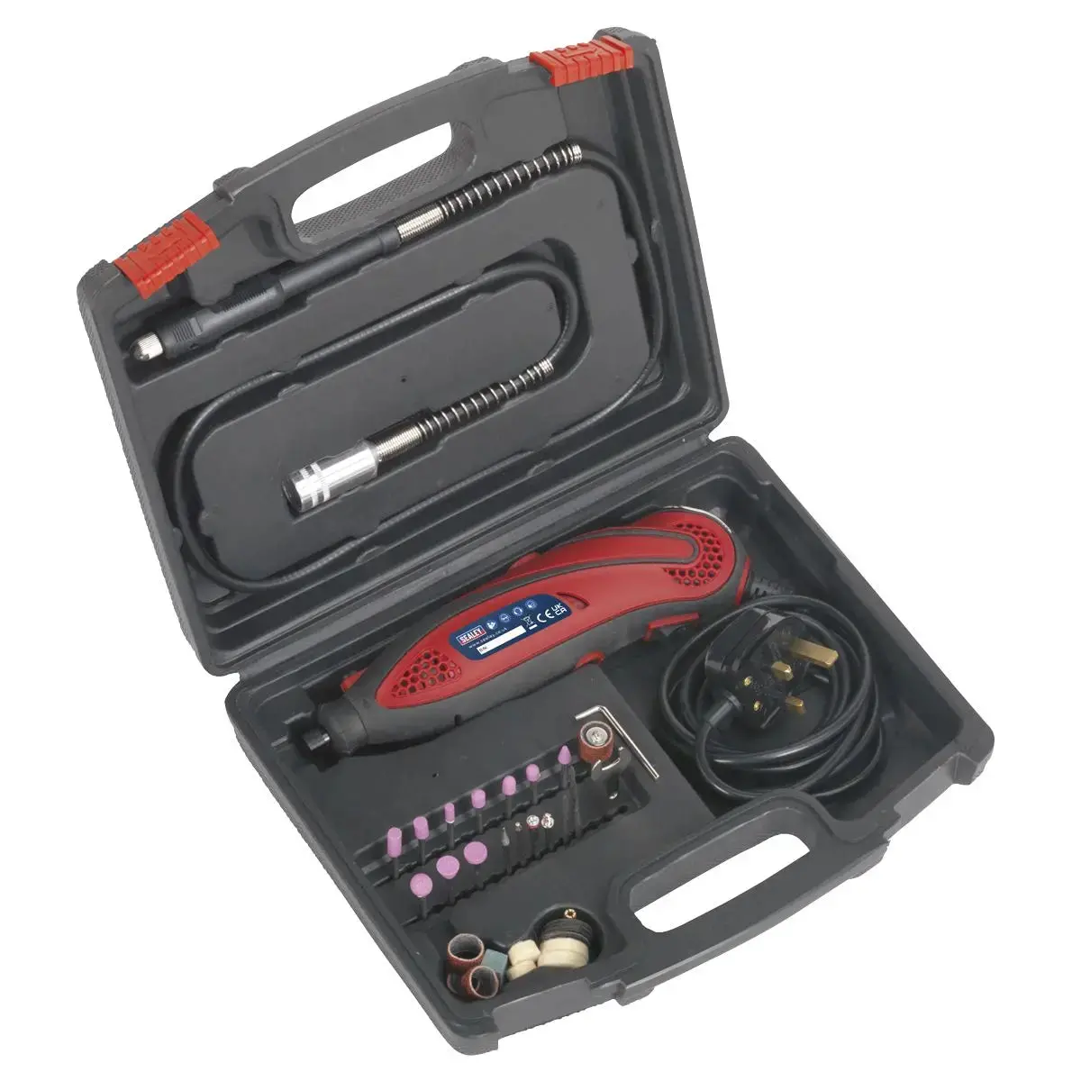 Sealey 40 Piece Multi Purpose Rotary Tool And Engraver Kit 1