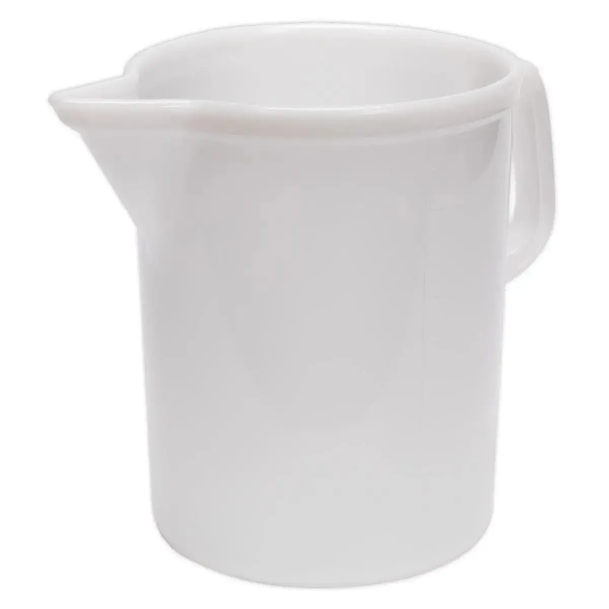 Sealey 5 Litre Measuring Jug Easy To Read Opaque Polythene Garage Fuel 1