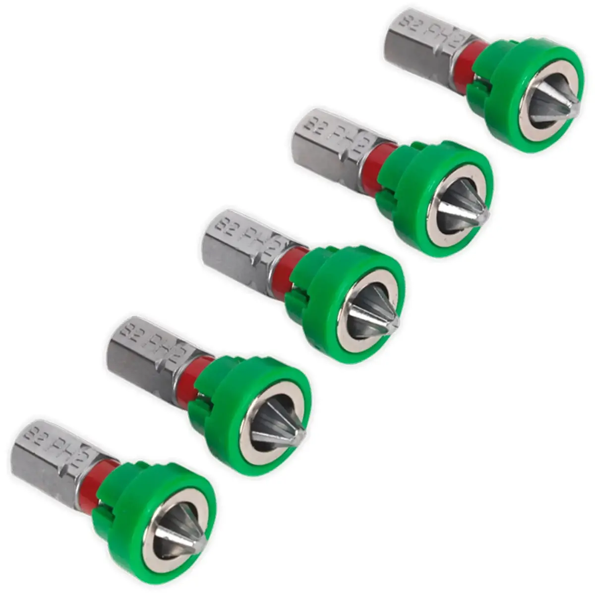 Sealey 5 Pack Power Tool Screwdriver Bits S2 Steel With Magnetic Holder 1