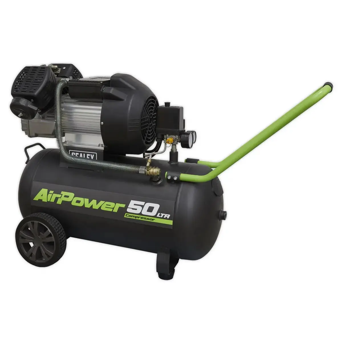 Sealey 50L V-Twin Direct Drive Air Compressor 3Hp 1