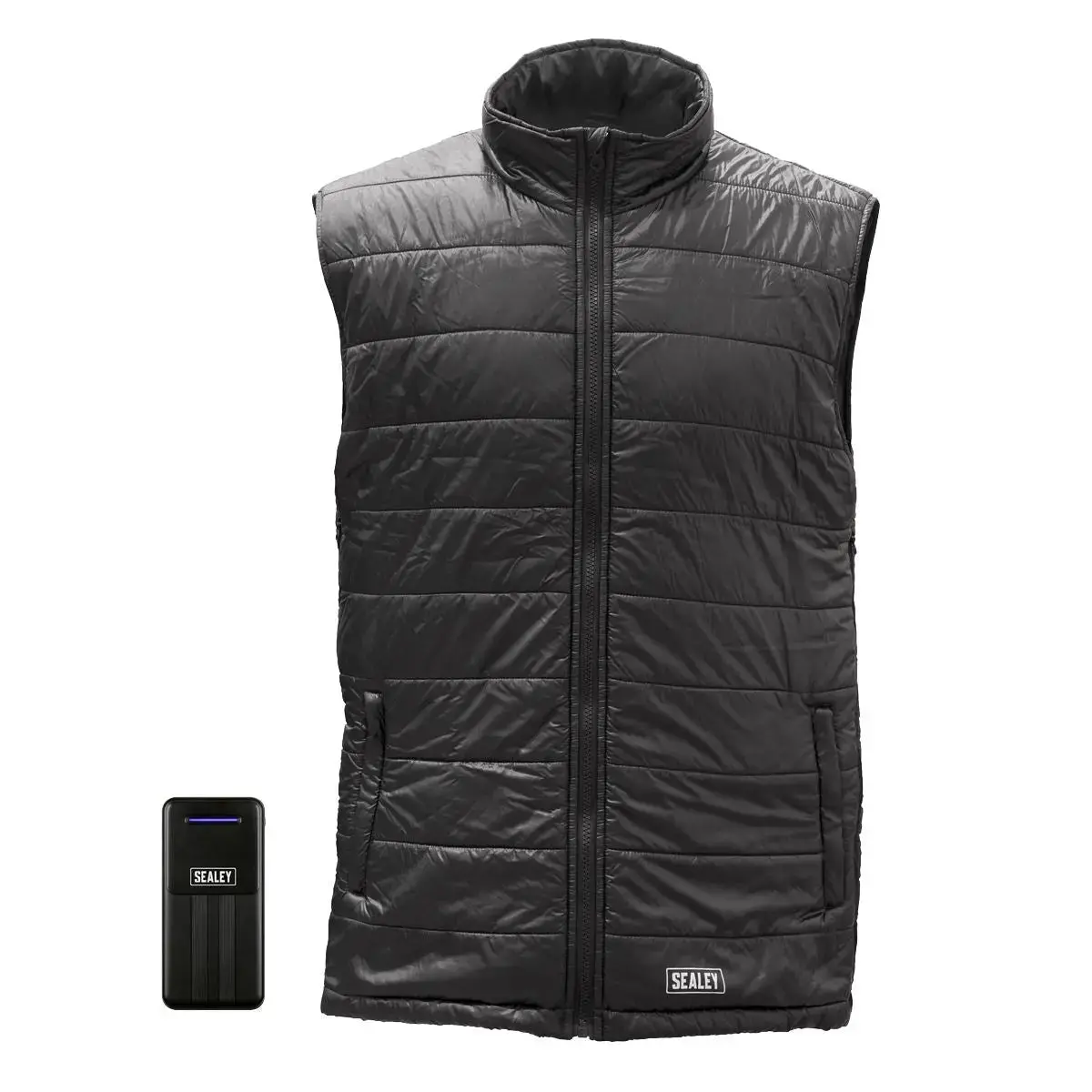 Sealey 5V Heated Puffy Gilet - 44" To 52" Chest With Power Bank 20Ah 1