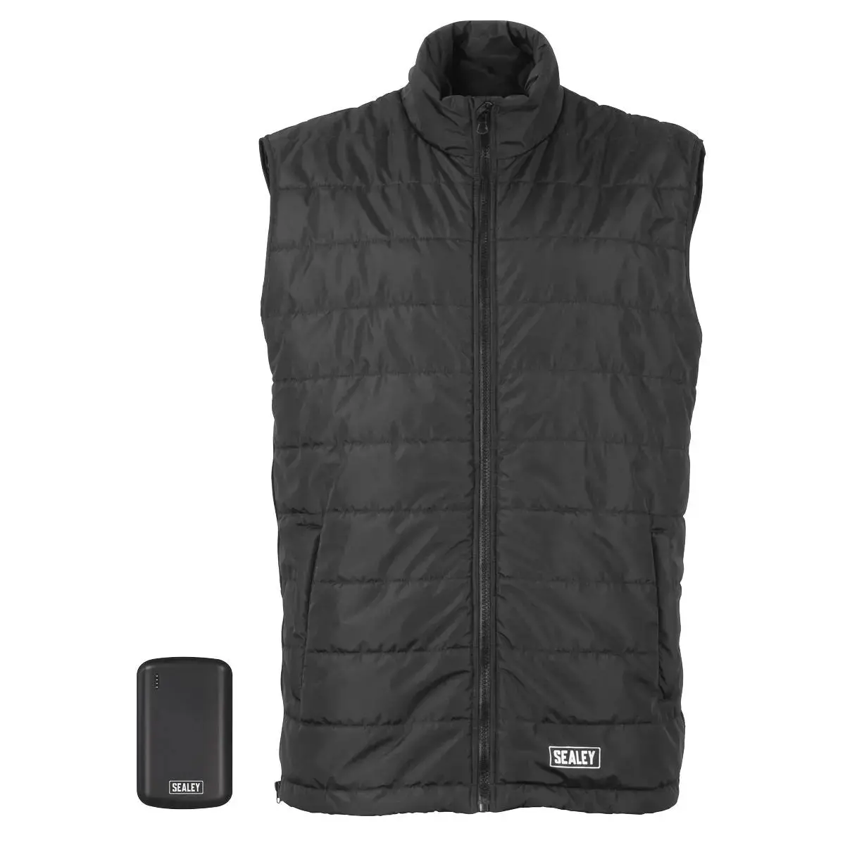 Sealey 5V Heated Puffy Gilet With Power Bank - 44" To 52" Chest 1