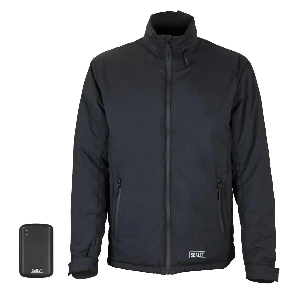 Sealey 5V Heated Rain Jacket With Power Bank - X-Large 1
