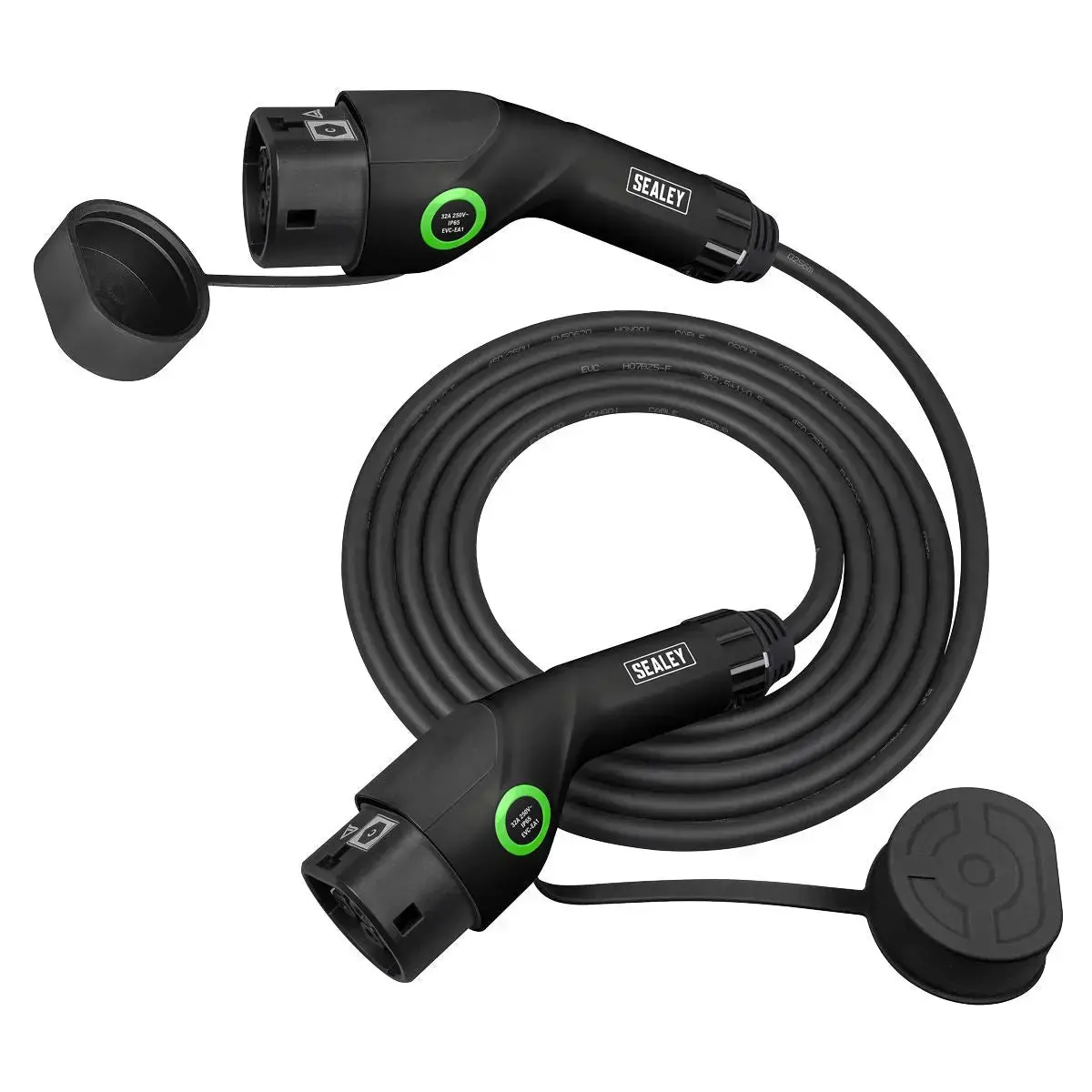 Sealey 5M Type 2 To Type 2 Ev Charging Cable 32A(7.4Kw) 1Ph 1