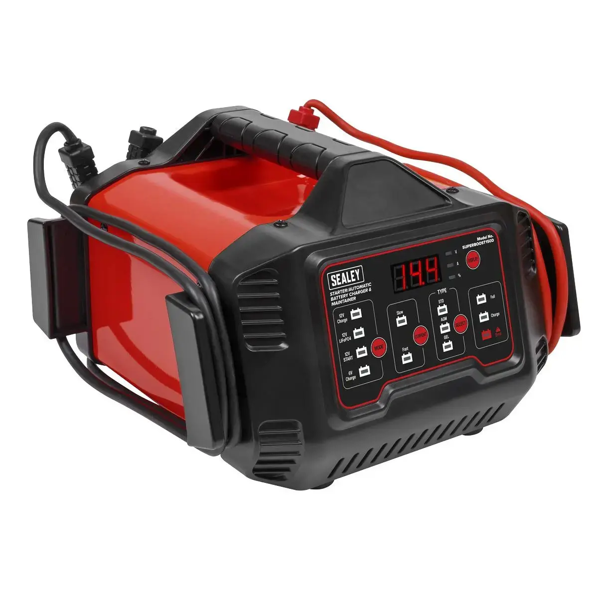 Sealey 6/12V 150A Starter/15A  Automatic Battery Charger & Maintainer 1