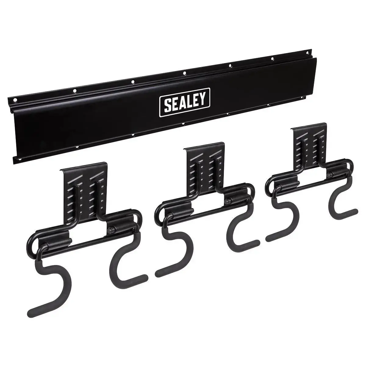 Sealey 6 Hook Storage Rail Wall Mounting 1