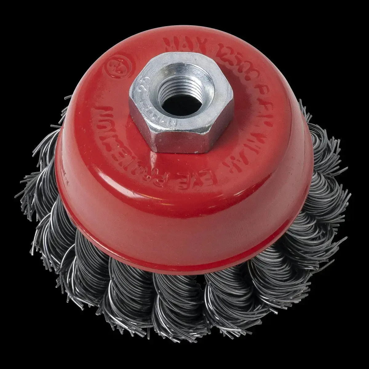 Sealey 65Mm Twist Knot Wire Cup Brush M10 X 1.25Mm 1