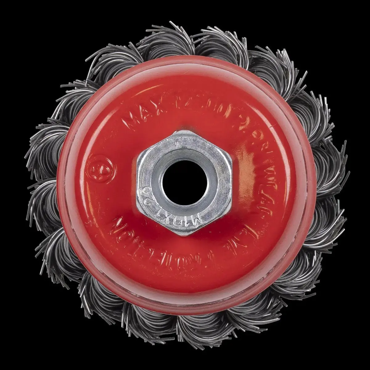 Sealey 65Mm Twist Knot Wire Cup Brush M10 X 1.25Mm 2