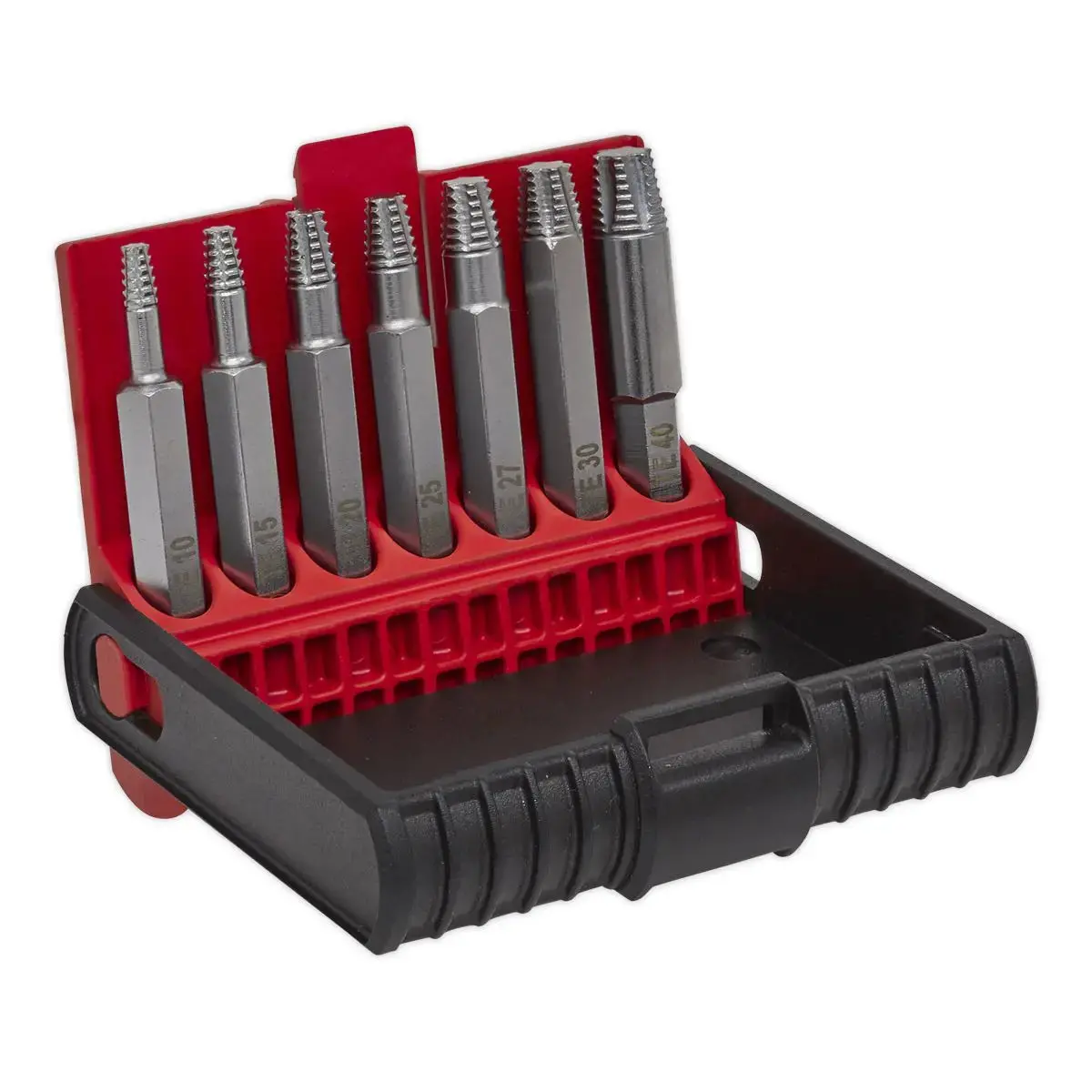 Sealey 7 Piece Trx-Star Fitting Screw Extractor Set E10-E40 1