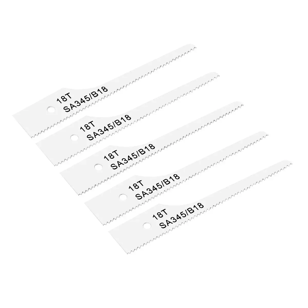 Sealey 74Mm Air Saw Blade 18Tpi  - Pack Of 5 1