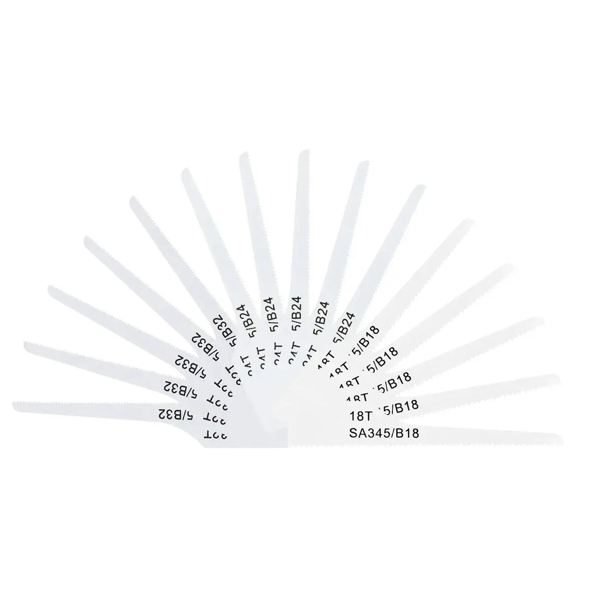 Sealey 74Mm Air Saw Blades Mixed - Pack Of 15 1