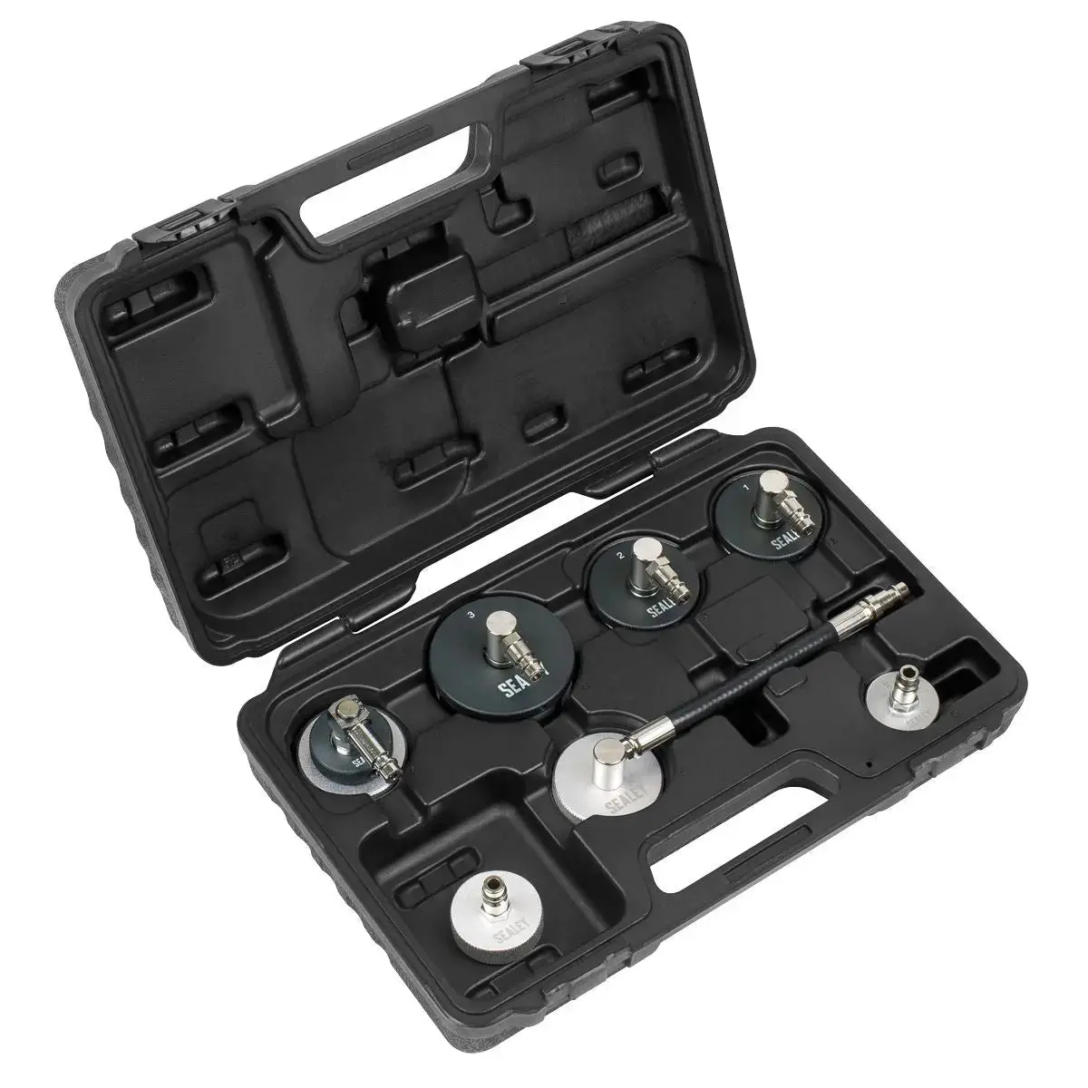Sealey 7Pc Brake & Clutch Pressure Bleeder Cap Set 1
