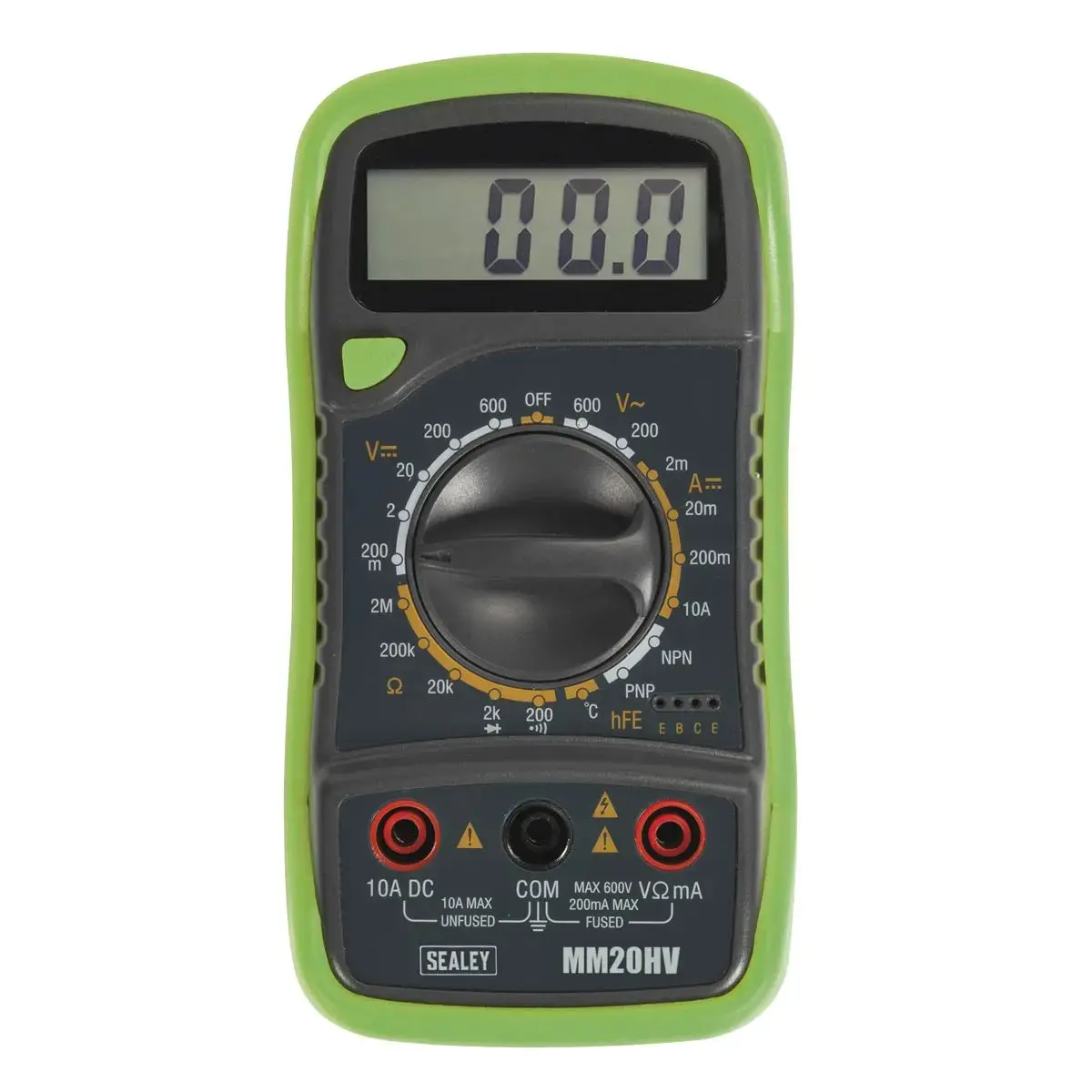 Sealey 8 Function Digital Multimeter With Thermocouple Hv Ac Dc Current 1