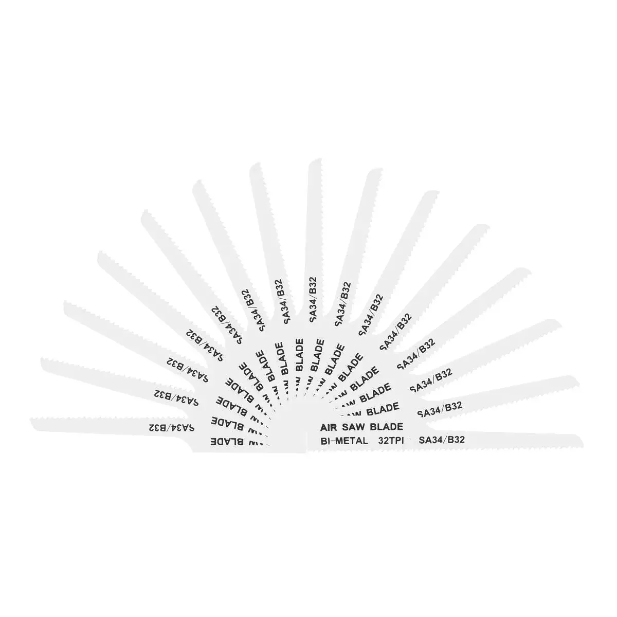 Sealey 94.5Mm Air Saw Blade 32Tpi - Pack Of 15 1