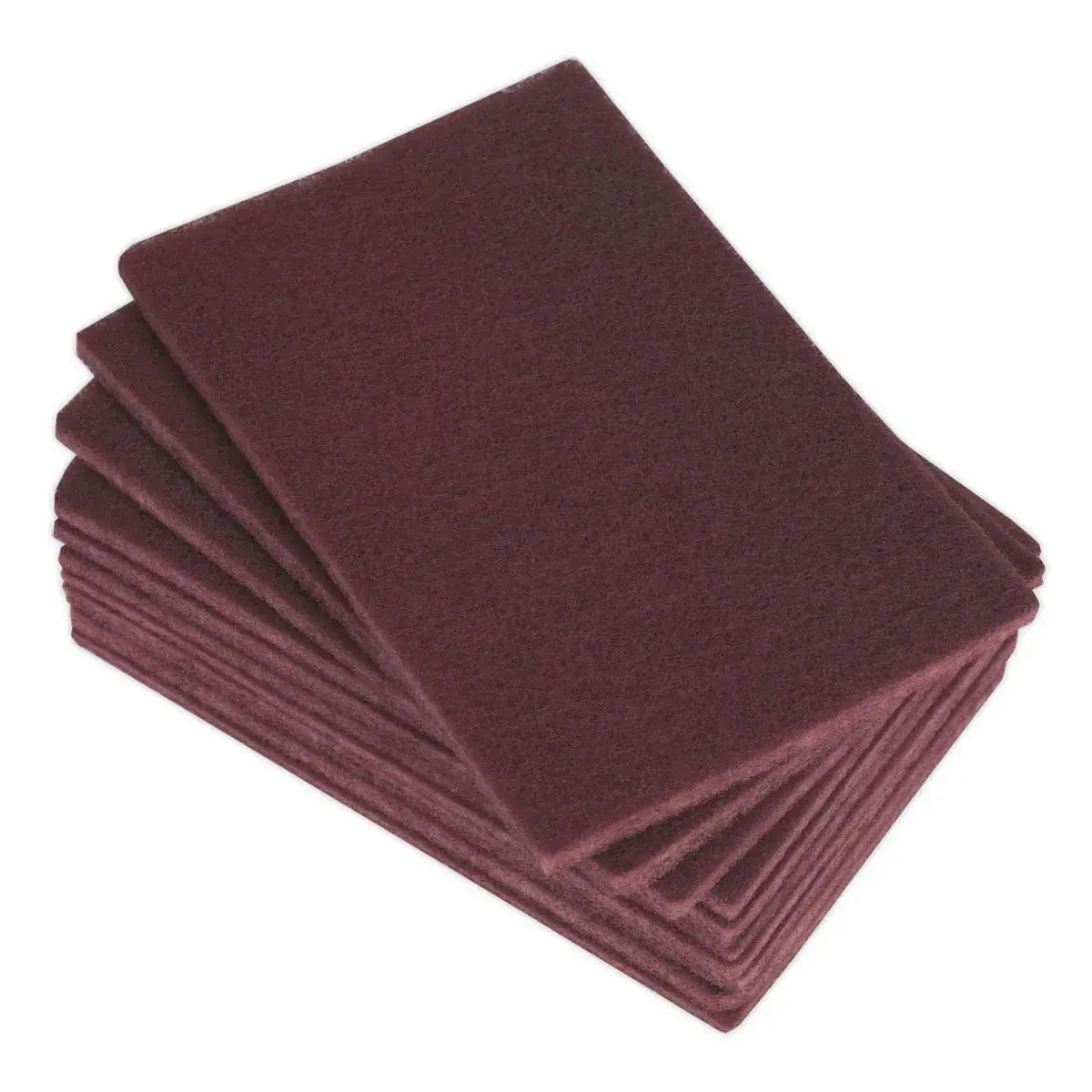 Sealey Abrasive Finishing Pad 150 X 230Mm Medium Pack Of 10 1