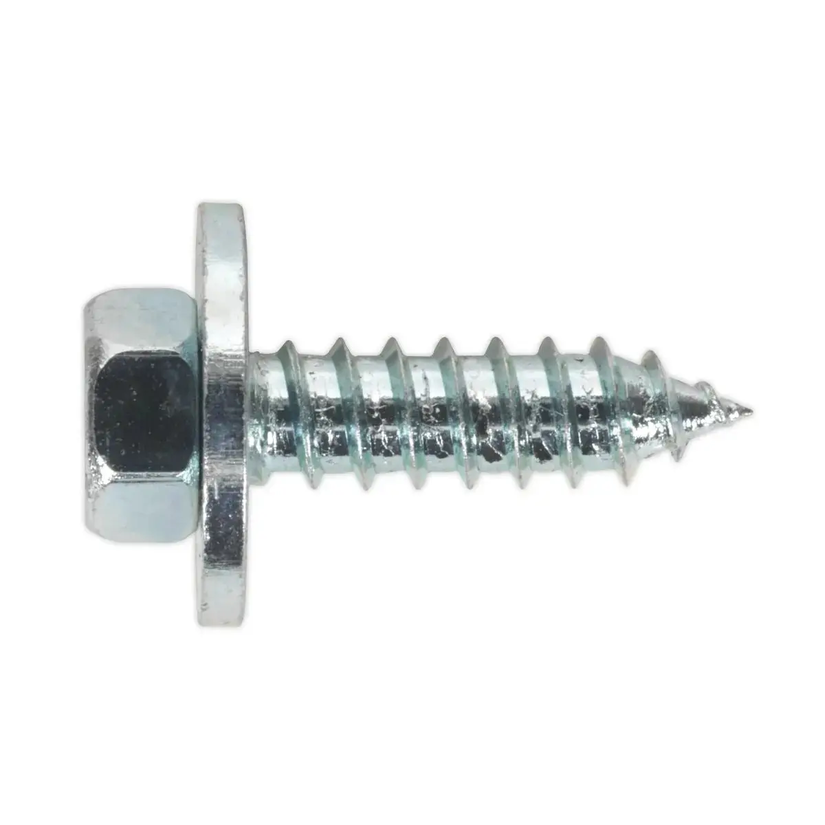 Sealey Acme Screw With Captive Washer #12 X 3/4" Zinc Pack Of 100 1