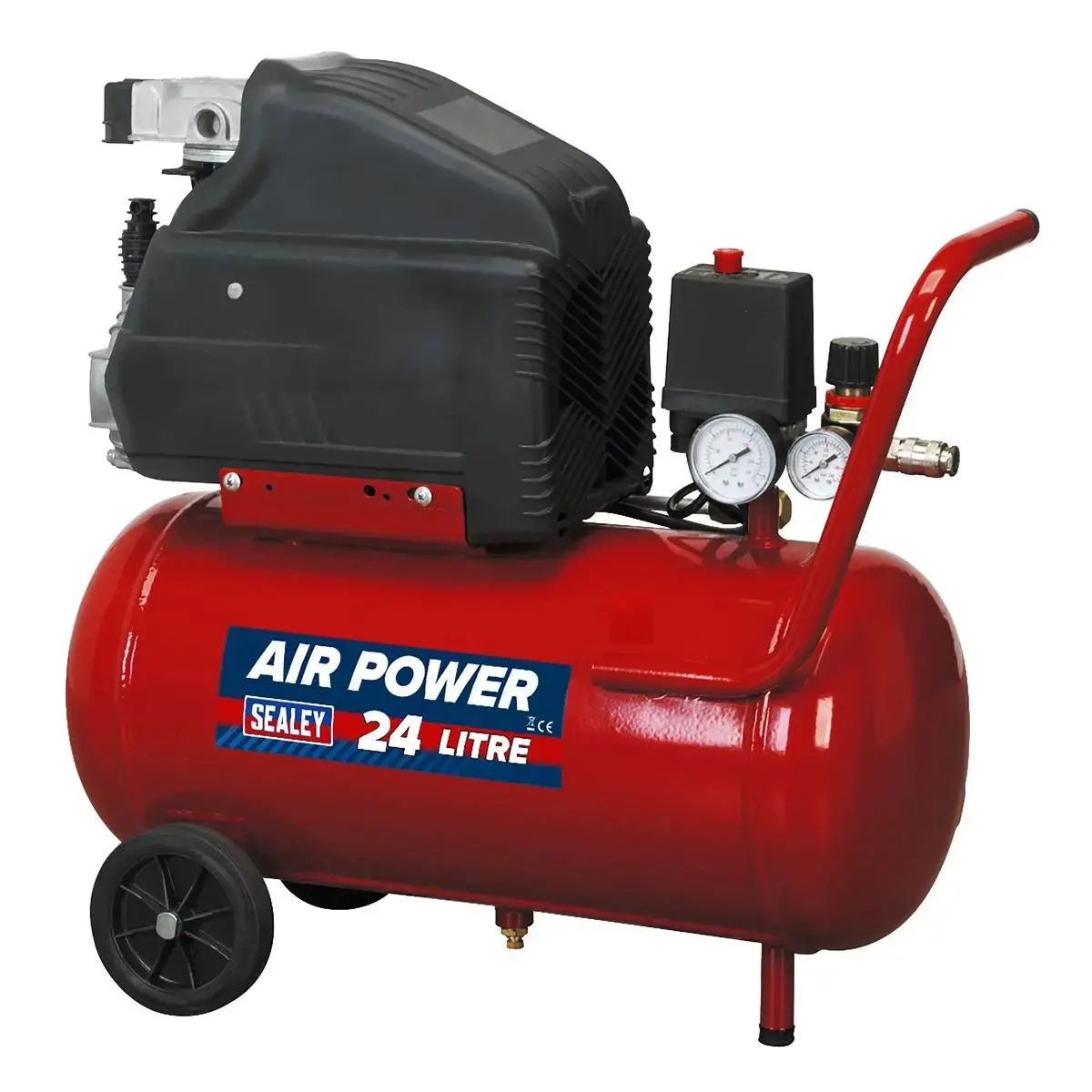 Sealey Air Compressor 24L Direct Drive 1.5Hp 1