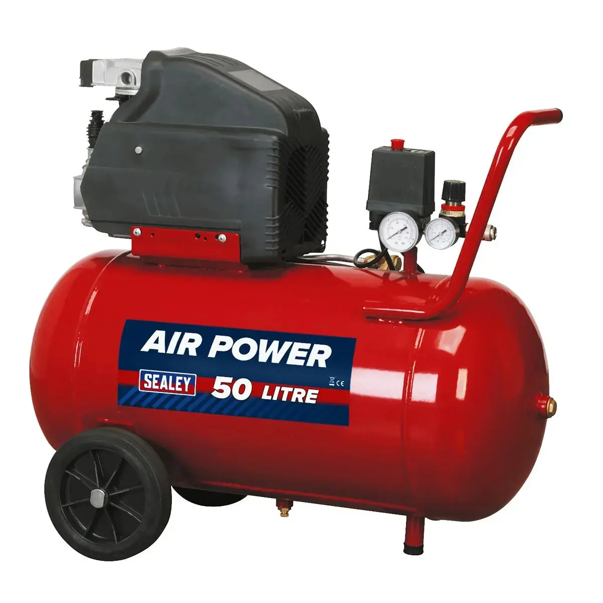 Sealey Air Compressor 50L Direct Drive 2Hp 1