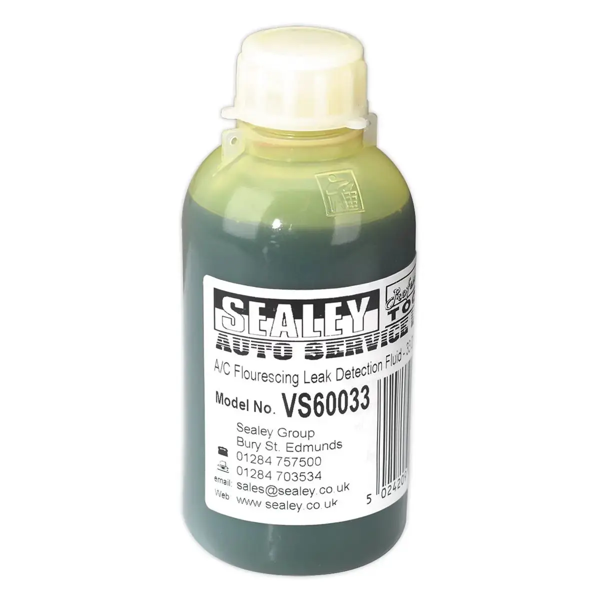 Sealey Air Conditioning Fluorescing Leak Detection Dye - 33 Dose Bottle 1