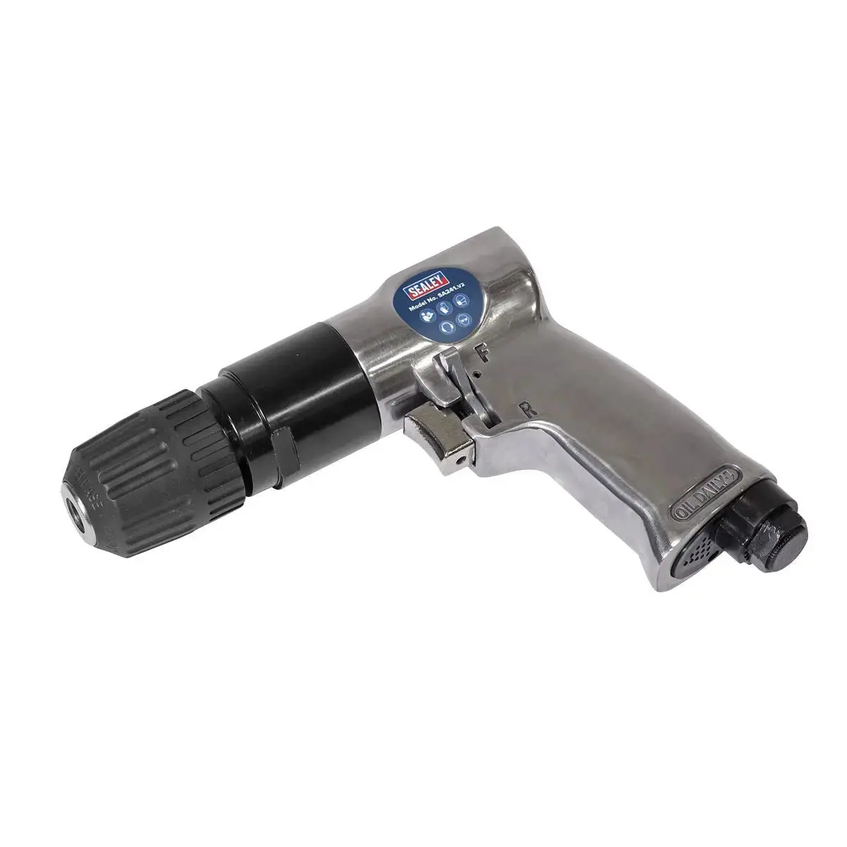 Sealey Air Drill Reversible Keyless Chuck Air Tool Workshop 10Mm Driving 1