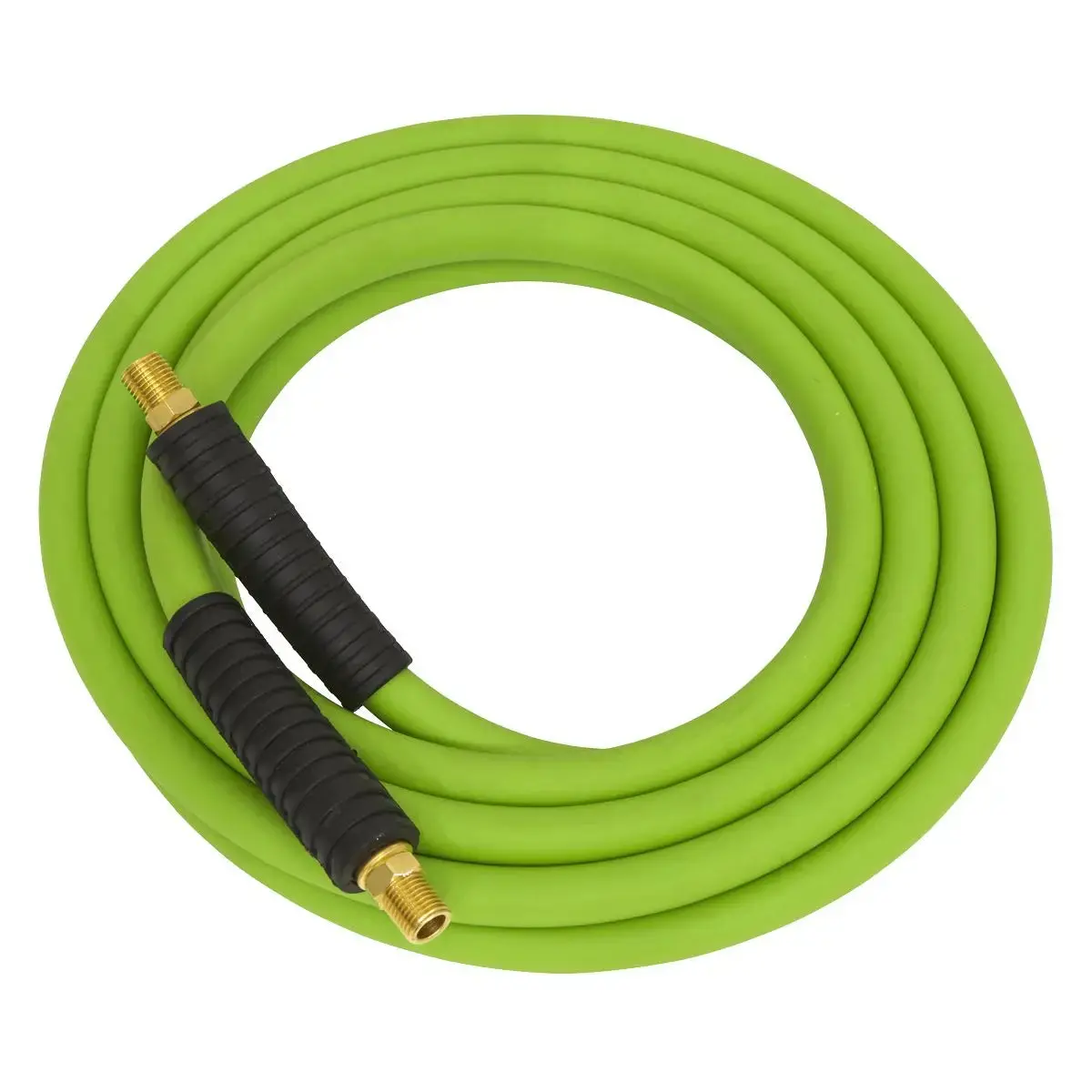 Sealey Air Hose 10M X Ø8mm Hybrid High-Visibility With 1/4"Bsp Unions 1